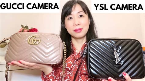 ysl camera bag vs gucci marmont|YSL camera bag vs Gucci.